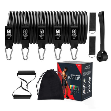 11Pcs Resistance Bands Set